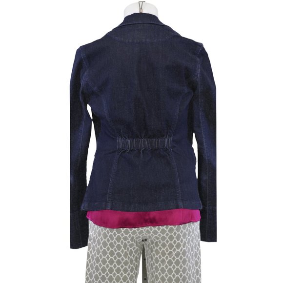 Calvin Klein Jeans Dark Wash Jean Blazer (S) - Picture 3 of 3